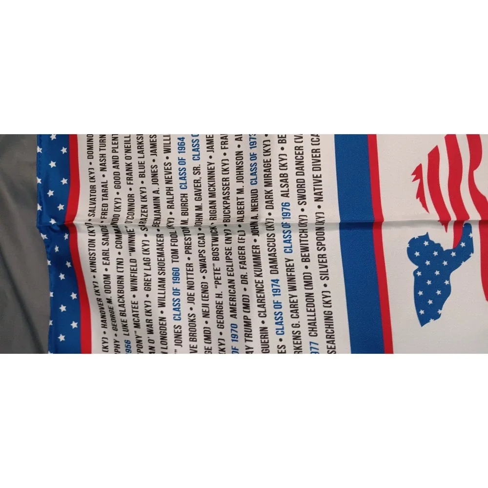Museum Of Horse Racing Hall Of Fame Scarf banner kentucky derby Thoroughbred